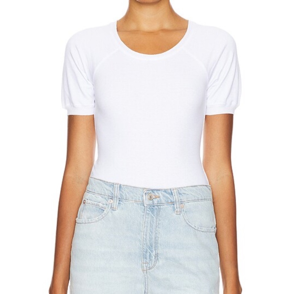 Free People Lazy Daisy Bodysuit In White Size S NWOT